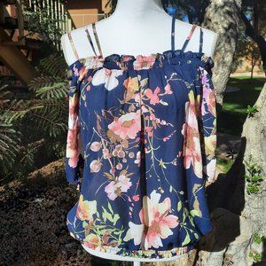 New York & Company Off The Shoulder Blouse